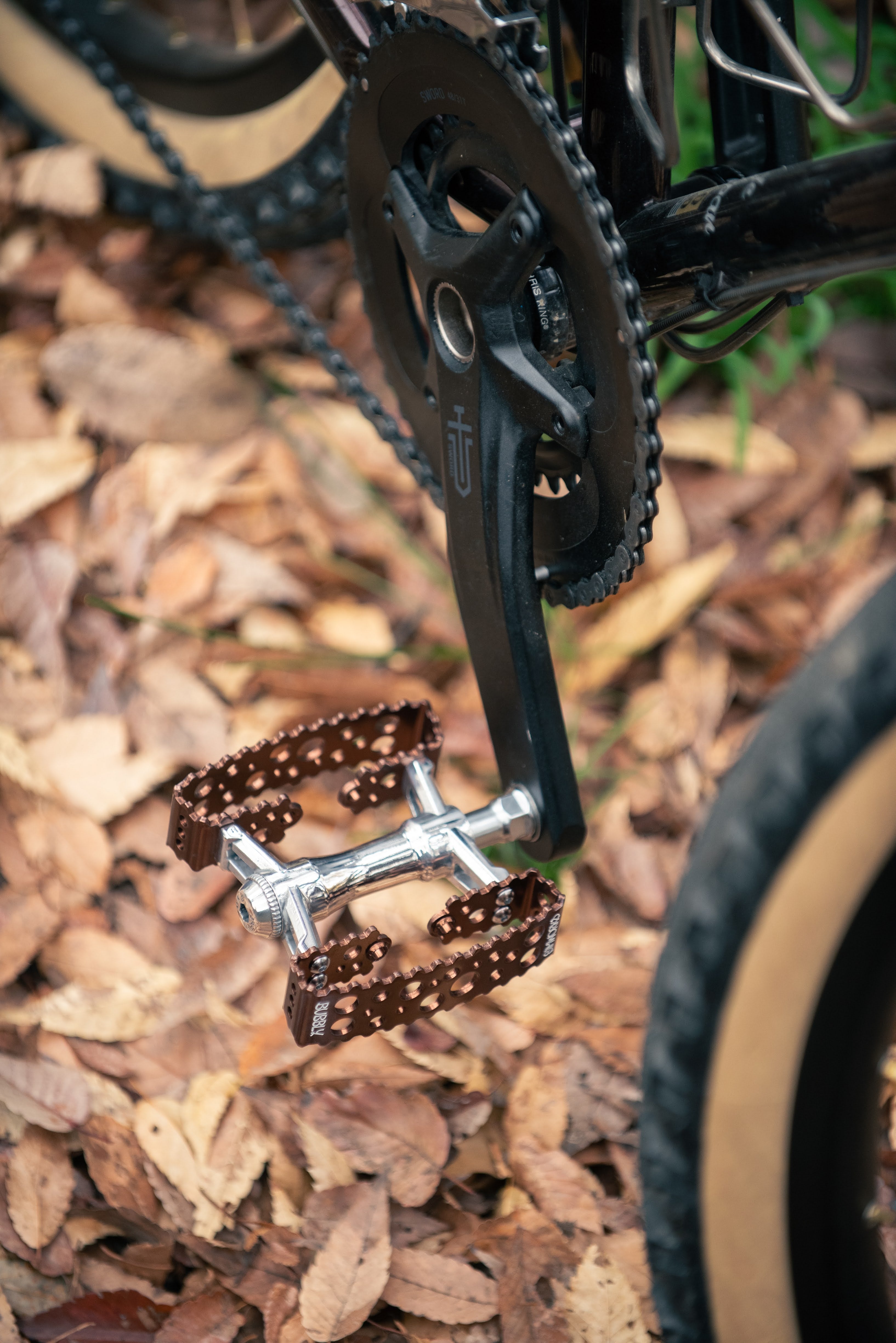 bronze mtb pedals Bubbly Pedals