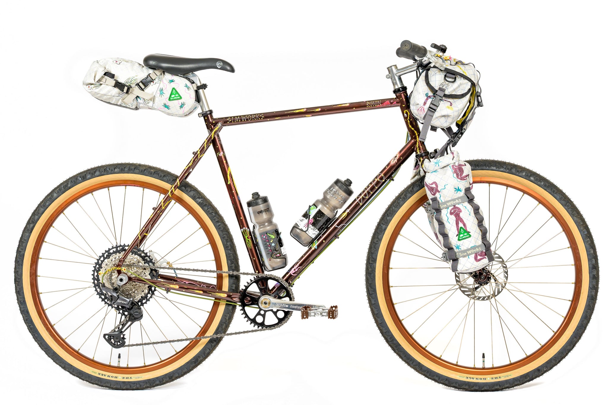 Ghooost Painted SimWorks Doppo Ronin Complete Bike with Sim Loader