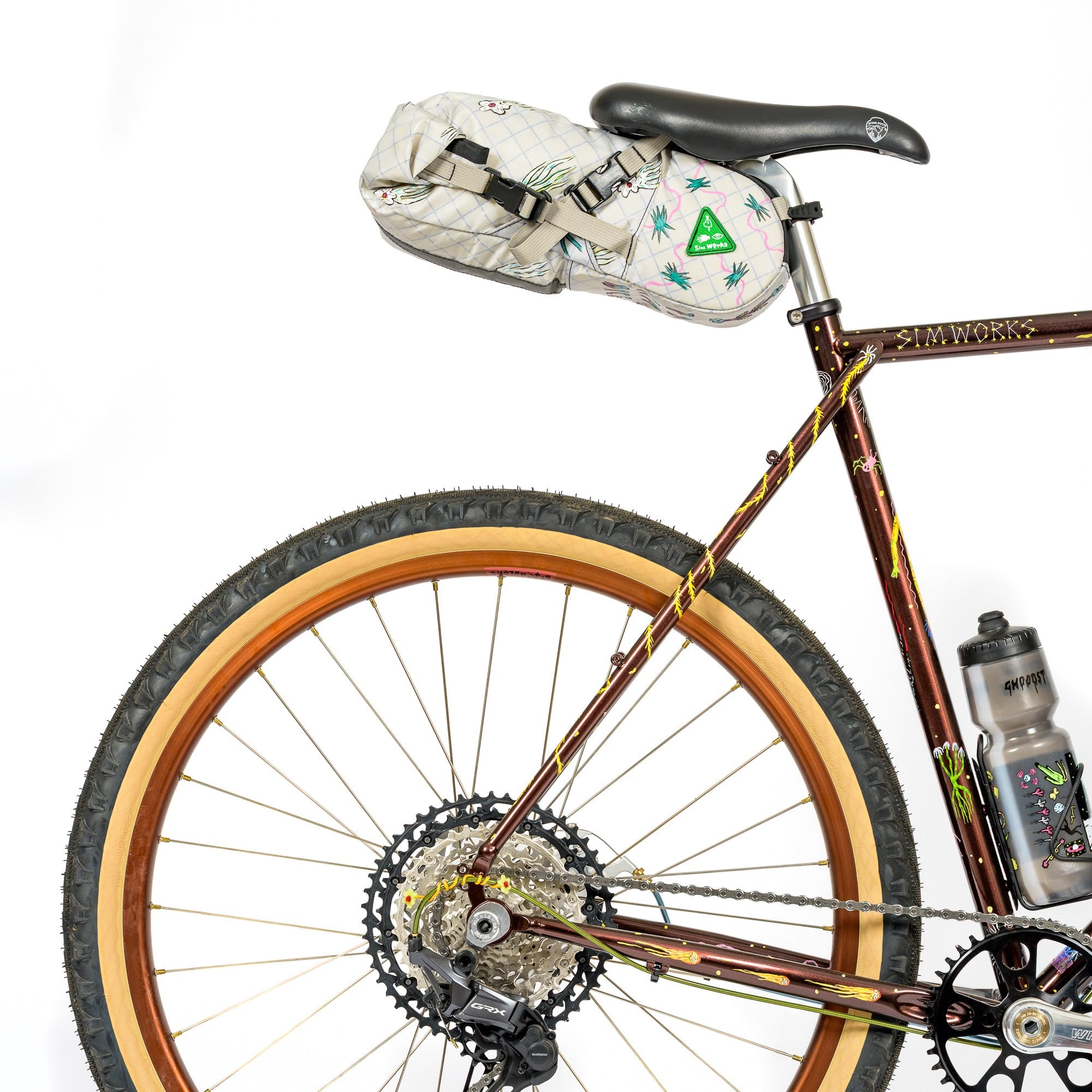 版画 Doppo Ghooost Painted SimWorks Doppo Ronin Complete Bike with Sim Loader