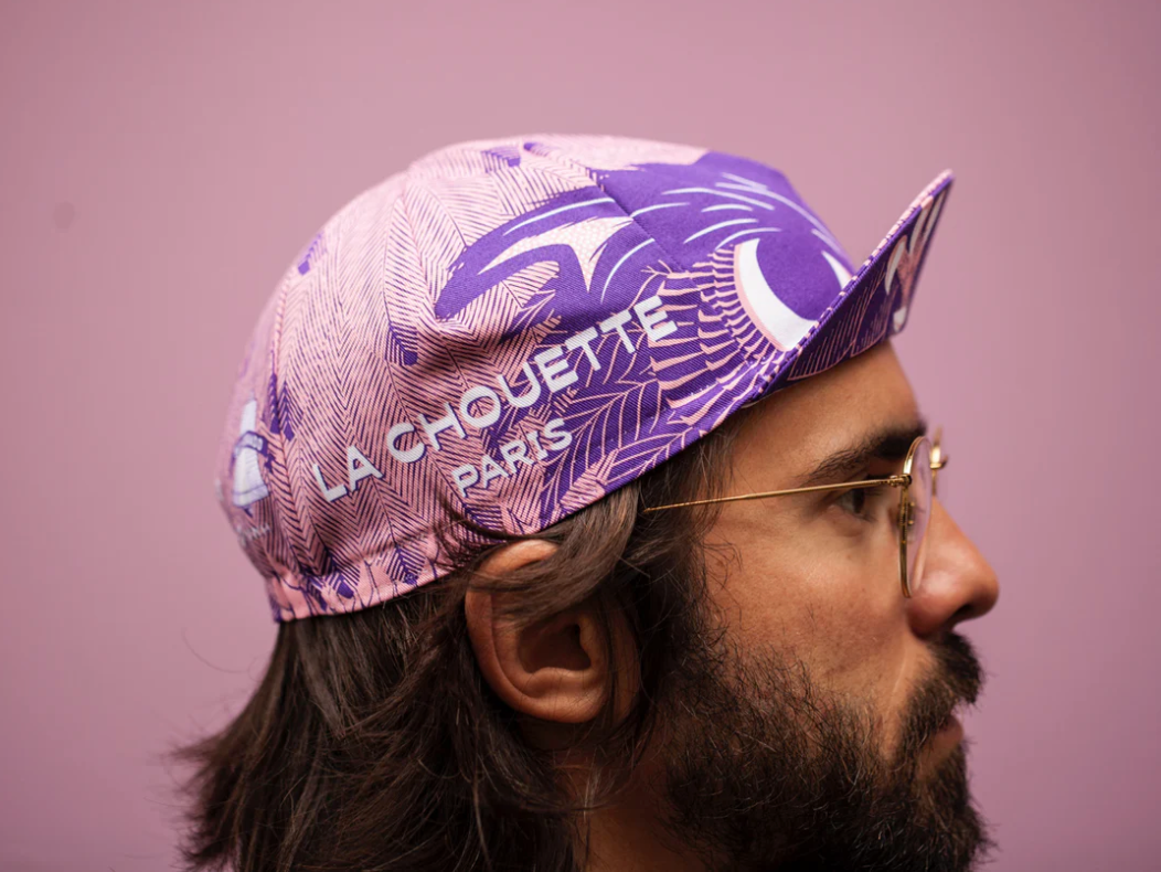 ADAM BELL'S WORKS Cycling Cap - La Chouette – SimWorks USA ADAM BELL'S WORKS Cycling Cap - La Chouette – SimWorks USA