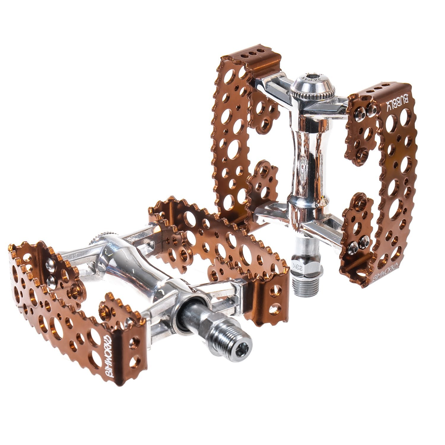 bronze pedals Bubbly Pedals