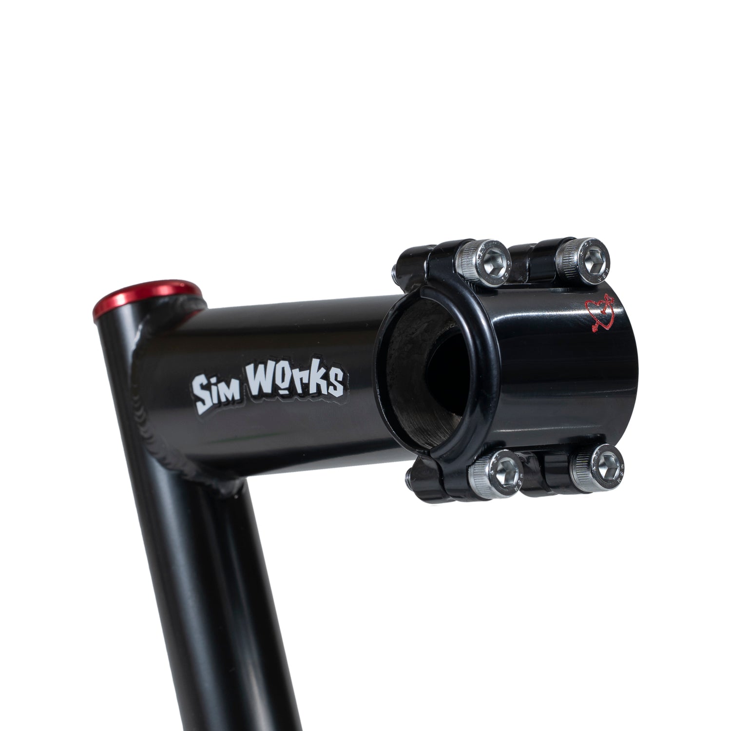 シムワークス Sim Wroks Gettin' Hungry Stem Gettin' Hungry Stem 4-bolt Faceplate - Tomato (Red / 26.0mm / 75