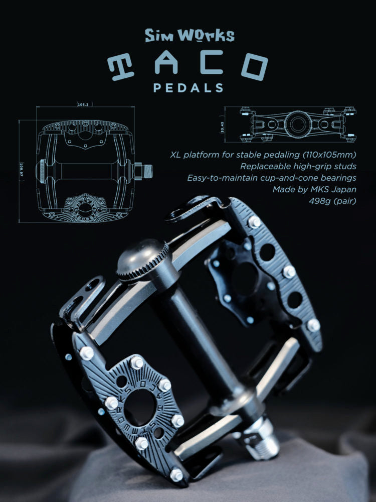 Taco Pedal - High Polished – SimWorks USA