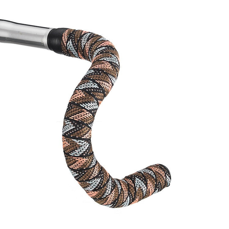 Newbaums Cloth Red BTP Silver Camo Glossy Road Bike Handlebar Grip